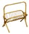 Vintage Rattan Magazine Rack, 1960s For Sale