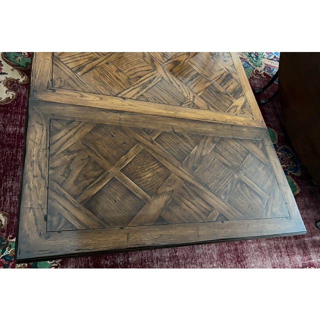 1980’s Guy Chaddock English Card Dining Table W/ 2 Leaves For Sale - Image 10 of 11