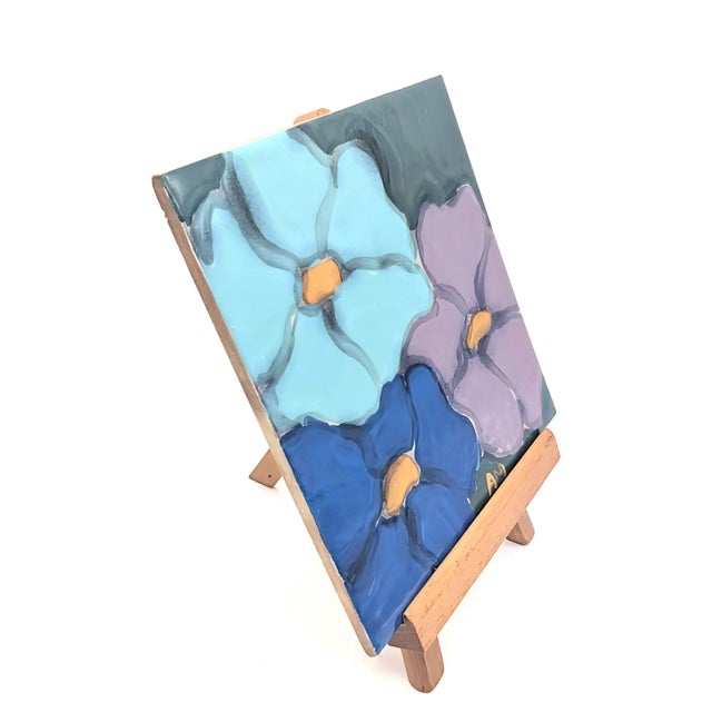 Ceramic Vintage H & R Johnson Tile Trivet For Sale - Image 7 of 12