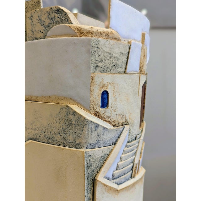 Neoclassical Ceramic Greek Vase For Sale - Image 4 of 5