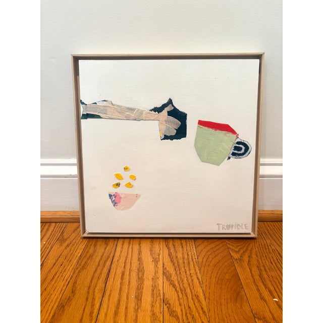 Sarah Trundle, Contemporary Abstract Mixed Media Collage, "Cheerio!" For Sale - Image 9 of 9