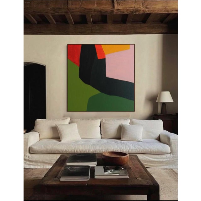 Bodasca, The Light Between the Hills, 2026, Acrylic on Canvas For Sale - Image 6 of 9