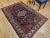 Vintage Persian Bakhtiari Area Rug, Handwoven Floral Pattern, Navy & Ivory, 5’ X 7’ For Sale - Image 4 of 12