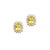 Natural Sapphire Diamond Stud Earrings 14k W Gold 1.71 TCW Certified For Sale - Image 11 of 17