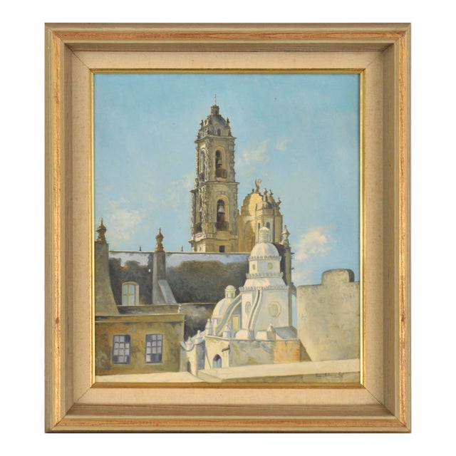 Bell Tower - European Cityscape For Sale