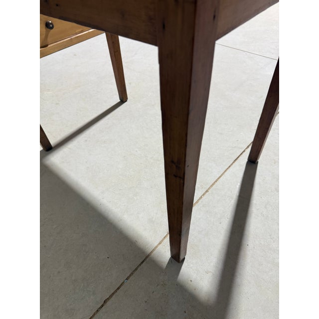 Antique Pine Table / Desk With Single Drawer From England For Sale - Image 14 of 18