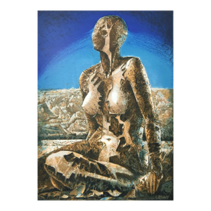 Pierre Lamy Signed Original Lithograph La Terre Est Un Savoir 1972