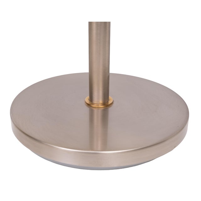 1980s Two Tone Brass Aluminum Table Lamps, Germany, 1980s, Set of 2 For Sale - Image 5 of 9