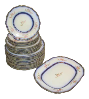 Vintage French Faience Dinnerware - 26 Pieces