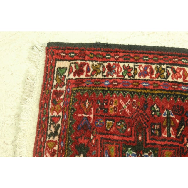 Vintage Hand Woven Approx. 2x6 Wool Small Runner Rug For Sale - Image 4 of 10