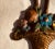 Antique Cast Iron Floral Basket Doorstop - Hand-Painted, Circa 1900 For Sale - Image 6 of 11