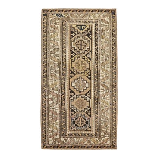 Galerie Shabab Collection Early 20th Century Caucasian Shirvan Throw Rug For Sale