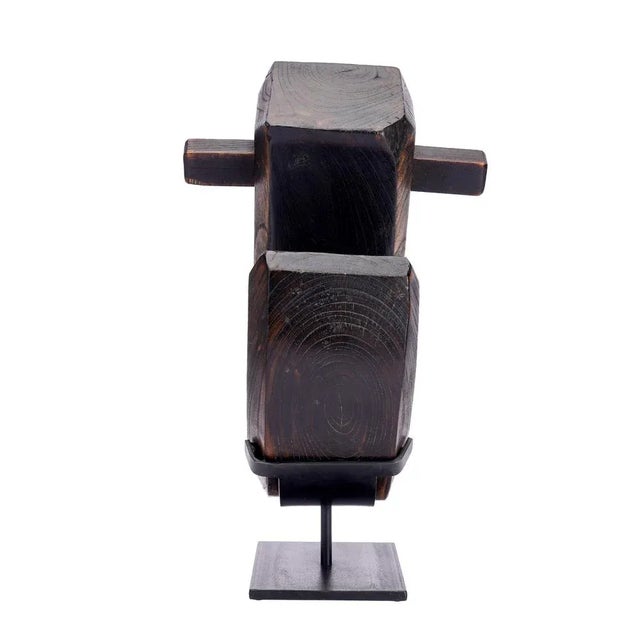 Wood Hand Carved Japanese Jizai Kagi Hearth Hook, C. 1868–1912 For Sale - Image 7 of 9