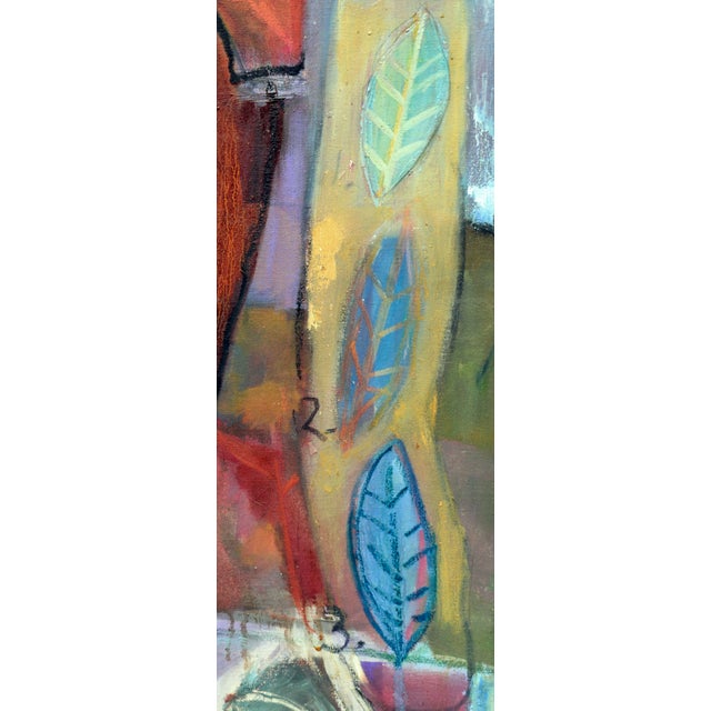 2000 - 2009 Abstract Expressionist Leaves - San Francisco School in Oil on Canvas by Kristin Cohen For Sale - Image 5 of 7