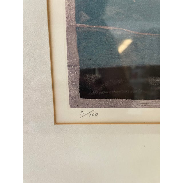 Mid-Century Modern Nautical Silkscreen Print, Signed and Numbered, Circa 1950s - Edition 3/100 For Sale In Seattle - Image 6 of 10