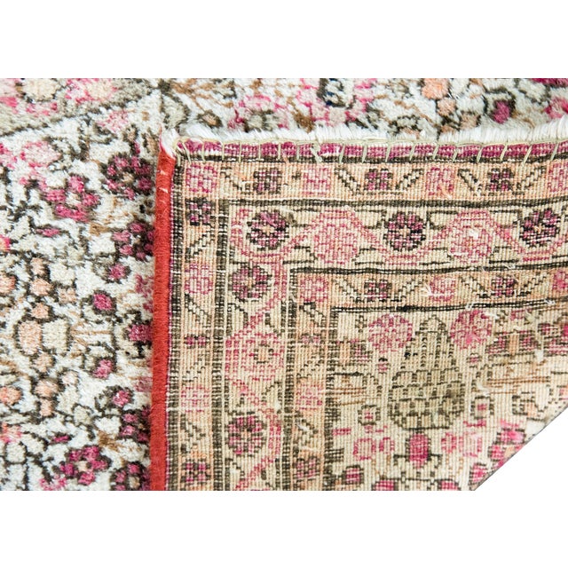 Early 20th Century Persian Lavar Kirman Rug For Sale - Image 11 of 15