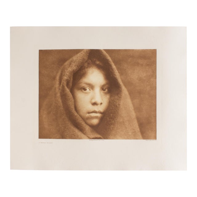 After Edward Curtis “A Makah Maiden” Photogravure Restrike For Sale