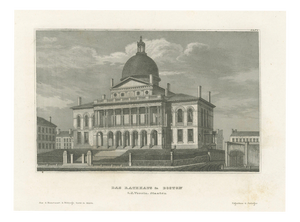 Joseph Meyer and Hermann Meyer, Boston State House on Beacon Hill, 1850, Steel Engraving