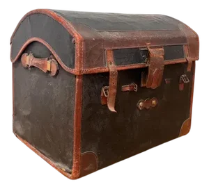 19th Century Domed Travel Trunk