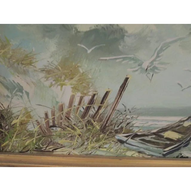Mid 20th Century California Seascape Oil Painting by Panetere, Framed For Sale - Image 4 of 10