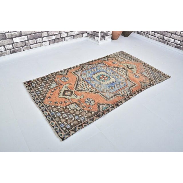 Kitchen Decor Oushak Area Carpet For Sale - Image 4 of 10