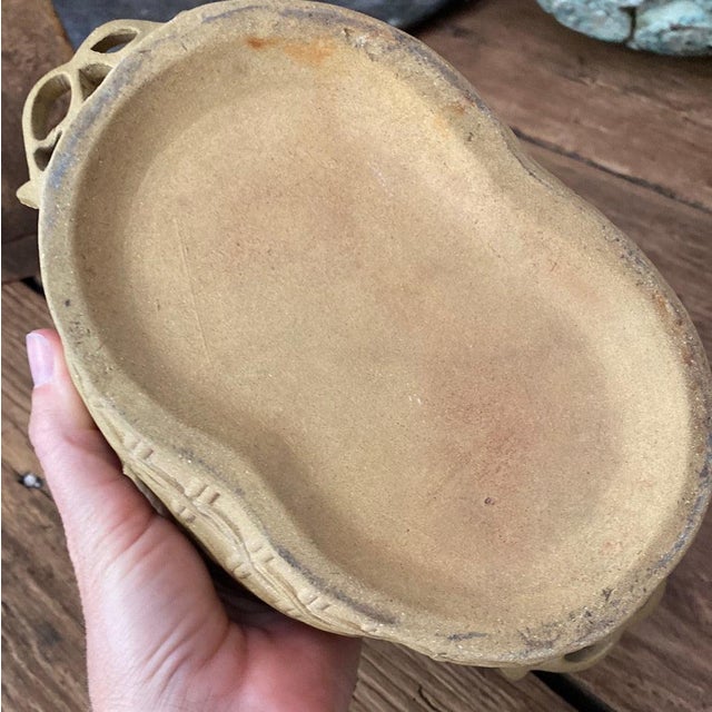 19th c English Caneware Basket For Sale - Image 4 of 5