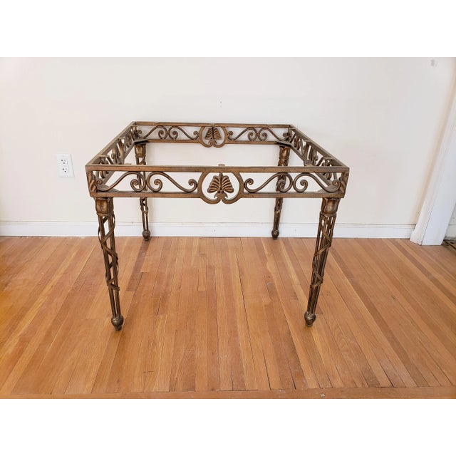 Transitional Drexel Heritage Vine Motif Side Table Base From the Bel-Aire Collection For Sale - Image 3 of 3