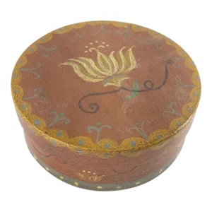 Vintage Scandinavian Pennsylvania Dutch Style Box