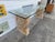 1980s Modern Marble Base With Glass Top Console Table For Sale - Image 9 of 18