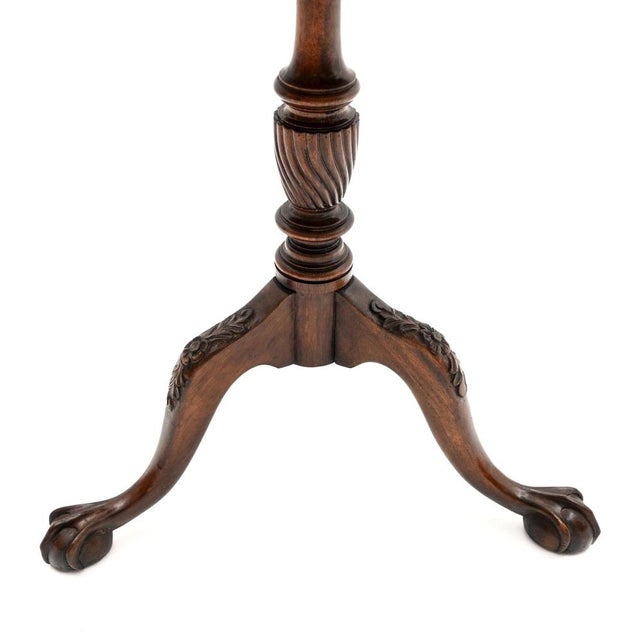 Georgian Gallery Top Wine Table, 1930 For Sale - Image 6 of 7