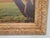 Gold Large Framed Horse Pasture Canvas Photograph in Ornate Antiqued Gold Frame For Sale - Image 8 of 10