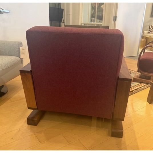 Mid-Century Modern Pair of Bentwood Lounge Chairs For Sale - Image 3 of 4