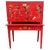 Japanese Style Red Lacquer Fall-Front Chest, 20th Century For Sale