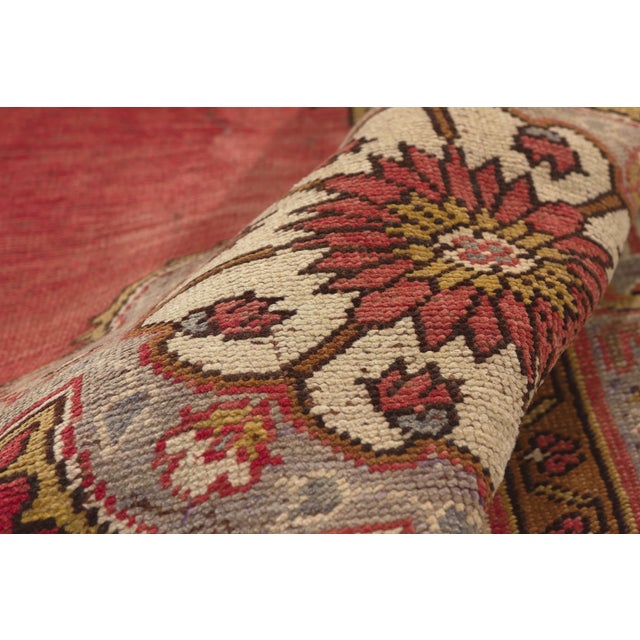 Vintage Turkish Oushak Rug, 04'11 X 10'08 For Sale In Dallas - Image 6 of 10