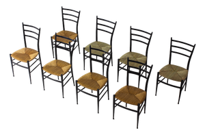 Spinetto Chairs from Chiavari, 1960s, Set of 8