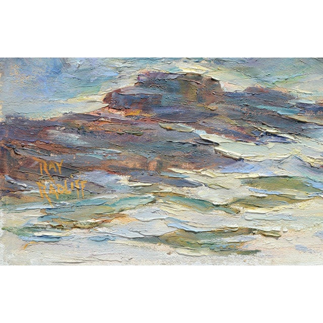 Mid Century Seascape - "The Coming Storm" by Ray Radliff For Sale - Image 4 of 8