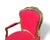 Vintage French Louis XV Style Giltwood Armchair with Rococo Carved Frame and Nailhead Trim, 1940s For Sale - Image 3 of 17