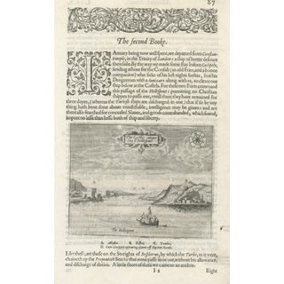 Dardanelles & Hellespont View by George Sandys, 1621 For Sale