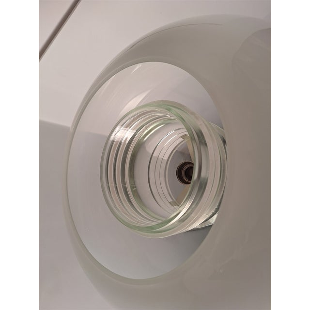 Mid-Century Modern Model 2119 Chandelier with Shaded Glass by Gino Sarfatti for Arteluce, 1960s For Sale - Image 3 of 16