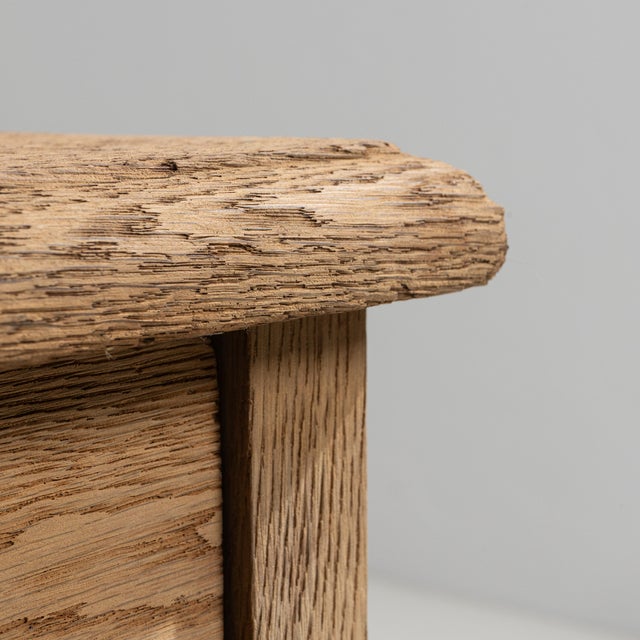 Rendered in richly grained French oak and dating to the turn of the twentieth century, this exceptional atelier table...