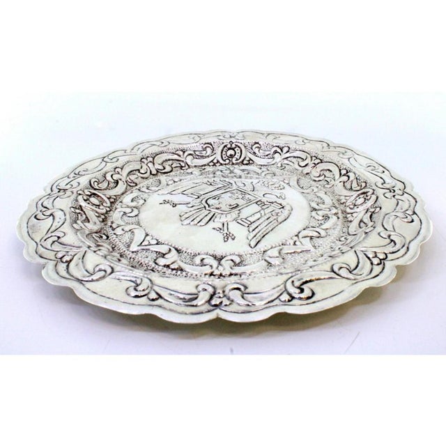 Silver Tray with Garlands For Sale - Image 5 of 8