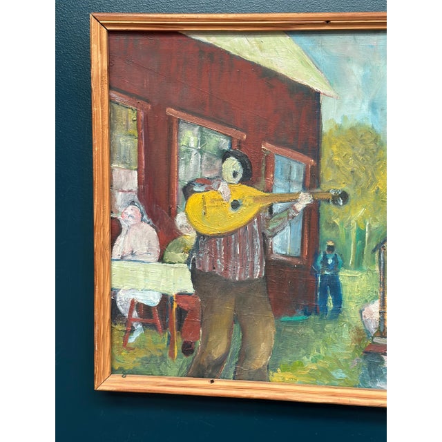 Hendrik De Jong, Familjen (The Family), 1980, Oil on Canvas, Framed For Sale - Image 6 of 18