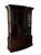 Traditional Late 20th Century Baker, Georgian Style Bow-Front China Cabinet For Sale - Image 3 of 10