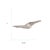 2020s Elongated Aluminum Abstract Leaf Tray - Small For Sale - Image 5 of 5