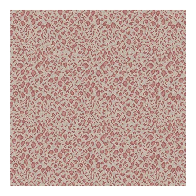 Panthera Spotted Leopard Hand-Looped Area 9' x 12' Rug - Quartz Pink For Sale