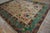 1920s Ivory Green Floral Modern Antique Chinese Art Deco Rug 9'2" X 11'7" Handknotted Wool Carpet For Sale - Image 15 of 15