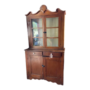 Late 19th Century Antique Farmhouse Display Cupboard
