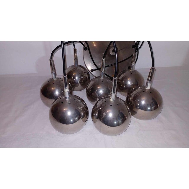 Space Age Cascade Lamp in Chrome, 1960s For Sale - Image 10 of 18