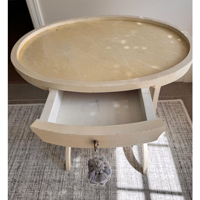 Neoclassical Pair Neoclassical Side Tables For Sale - Image 3 of 4