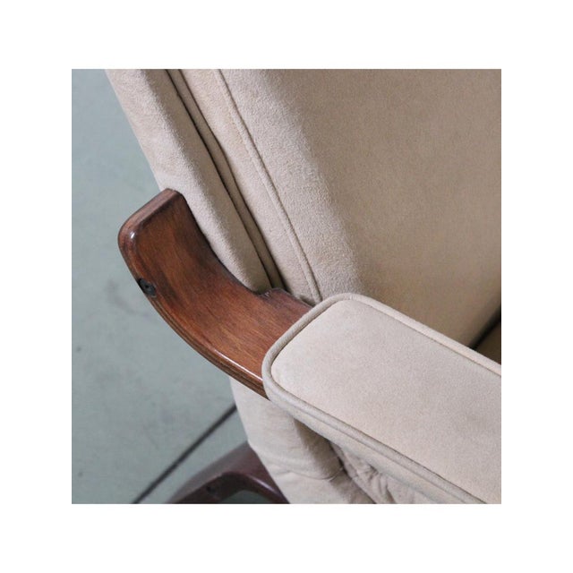 Brown Vintage Light Armchair, 1960s For Sale - Image 8 of 13